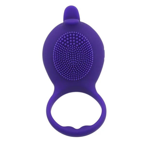 Silicone Clit Stimulating Vibrating Cock Ring For Couples — image 16 of 23