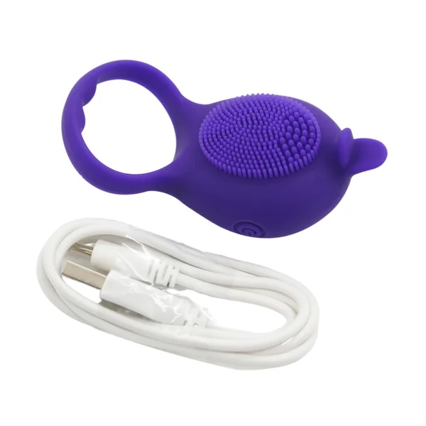 Silicone Clit Stimulating Vibrating Cock Ring For Couples — image 20 of 23