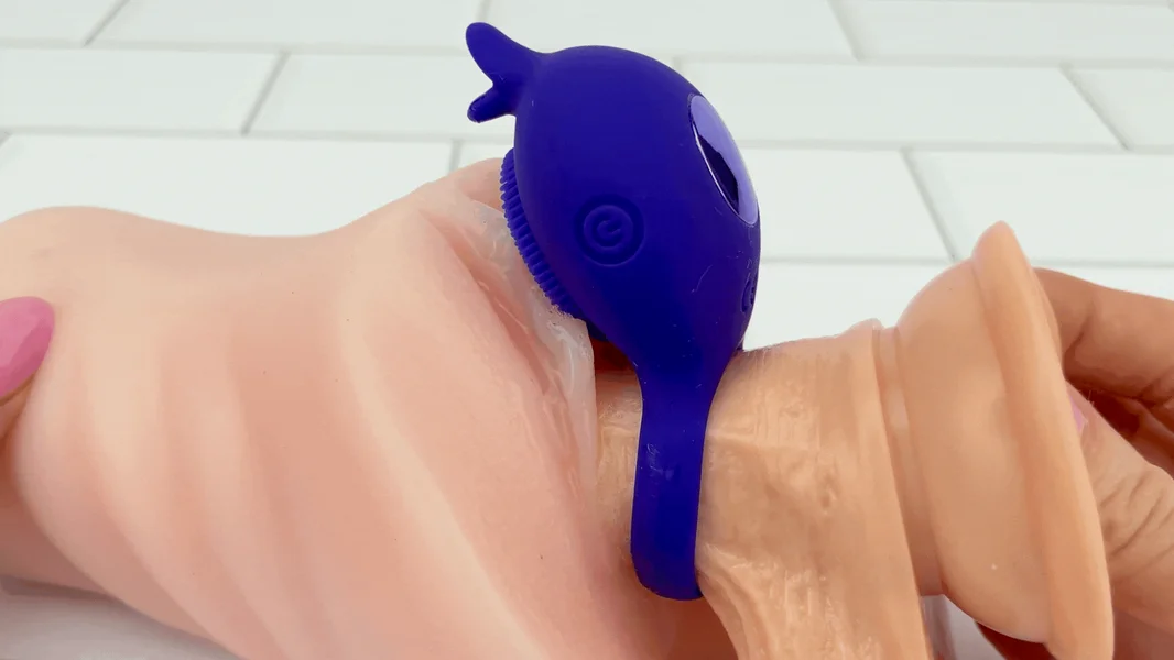 Silicone Clit Stimulating Vibrating Cock Ring For Couples — image 21 of 23