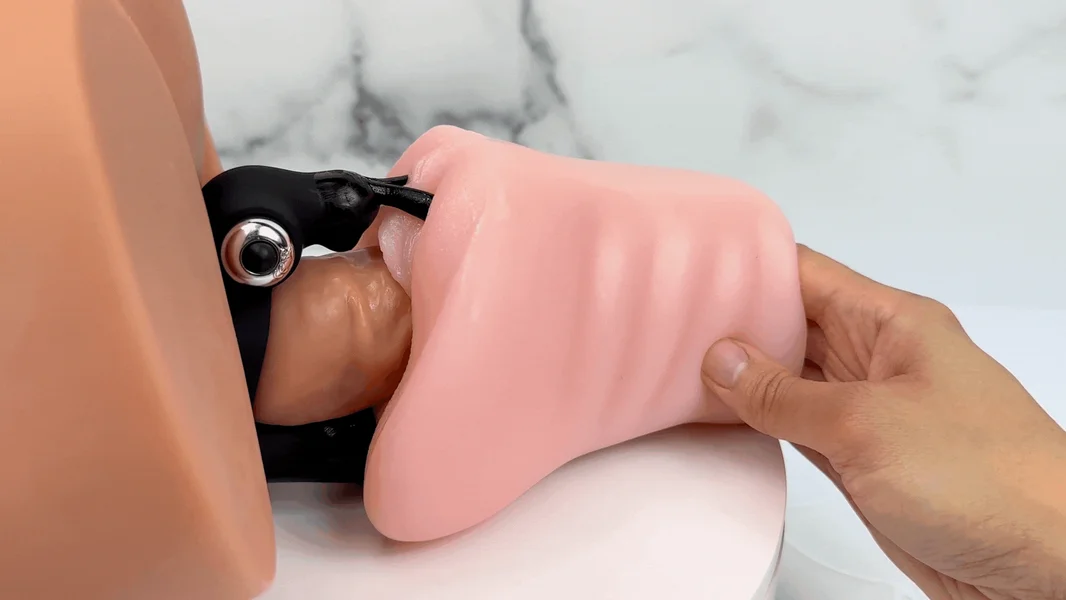 Triple Pleasure Silicone Dual-Penetrating Cock Ring — image 14 of 17