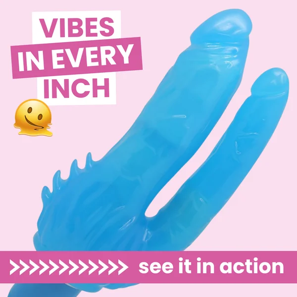 Clit Stimulating Dual Penetration Vibrating Dildo — image 8 of 18