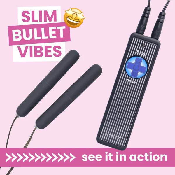 Slim Intense Vibrating Double Bullets - Tease Your Clit & Nipples! — image 6 of 12