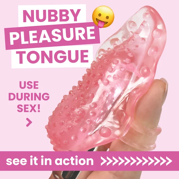 Vibrating Tongue Finger Sleeve with Clit Bullet — image 16 of 16