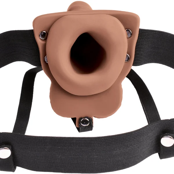 Rechargeable Vibrating Hollow Strap-On With Balls — image 13 of 14