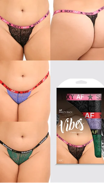 "AF" Thong Panty Pack - Set of 3! — image 9 of 10