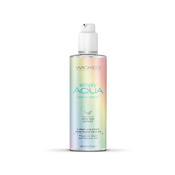 Wicked Simply Aqua Pride Water Based Lubricant - 120 ml (4 oz) Bottle — image 2 of 2
