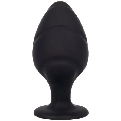 Bondara Sultry Swirl Black Silicone Butt Plug 3 5 Inch