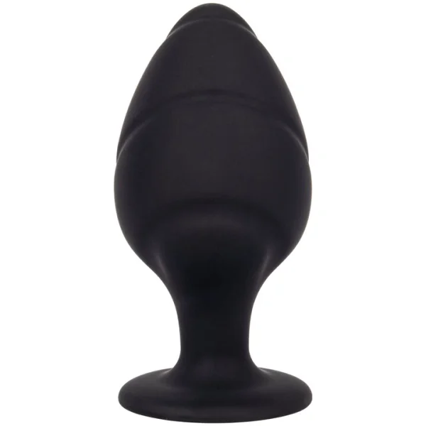 Bondara Sultry Swirl Black Silicone Butt Plug – 3.5 Inch