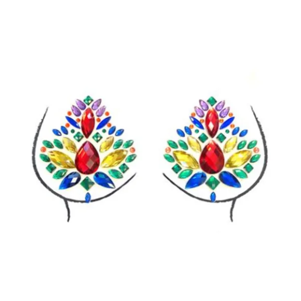 Neva Nude Crystal Pride Tribe Jewel Nipztix Pasties