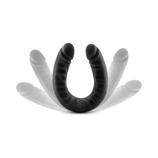Ruse - Silicone Double Headed Dildo - 18in - Black — image 7 of 10