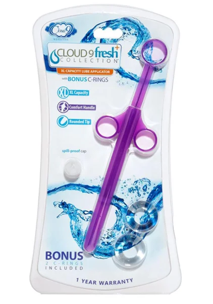 Cloud 9 - Fresh + Premium Xl Lube Applicator with 2 Bonus C-Rings