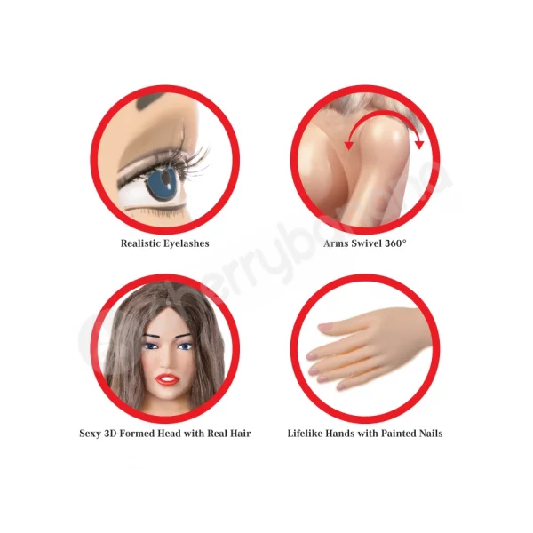 Pipedream Extreme Dollz Agent 69 Life-Size Love Doll