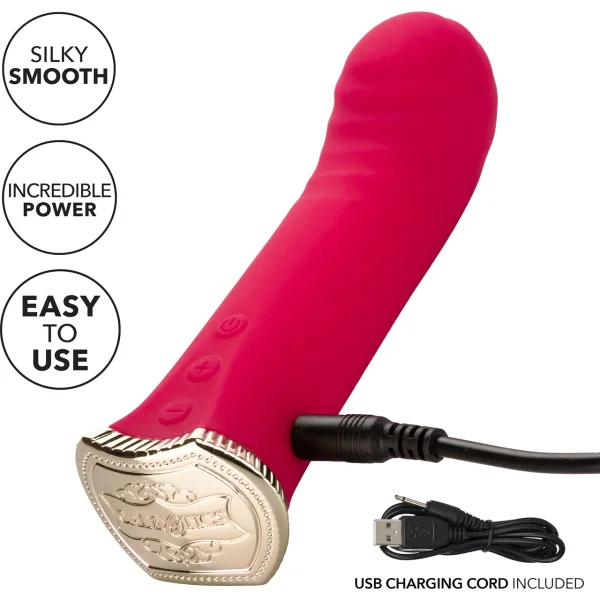 Uncorked Merlot Waterproof Rechargeable Silicone Vibrator By CalExotics