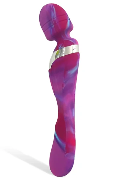 Colourful Camo Beja - 8.2" Vibrating Massage Wand