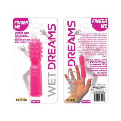 Wet Dreams Finger Me Single Motor Finger Play Vibe Magenta
