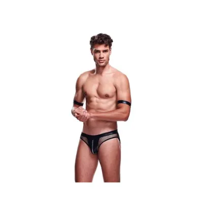 Envy 2 Piece Sexy Cop Set Black Medium large