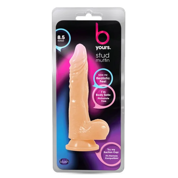 Dr. Skin Realistic Cock Stud Muffin Dildo 8.5 Inches