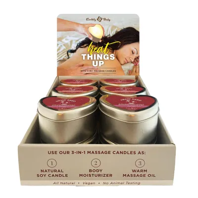 12 Pc Valentine Candle Display With Tester