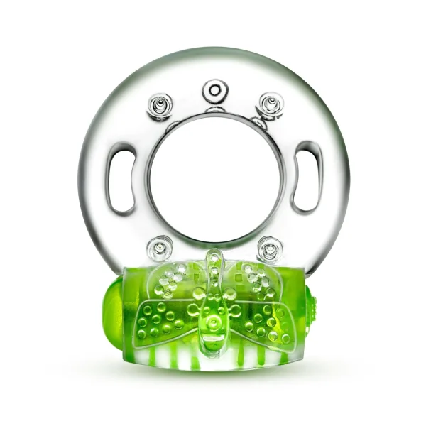 Play With Me - Arouser Vibrating C-ring - Green