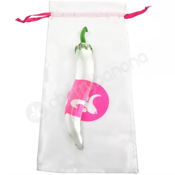 Crystal Pleasures Glass Pepper Play Dildo