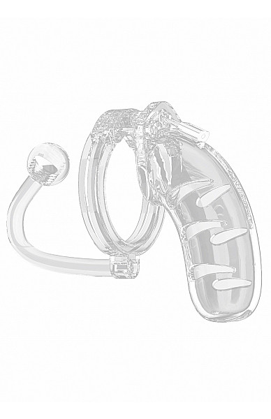 4.5" Chastity Cage + Plug