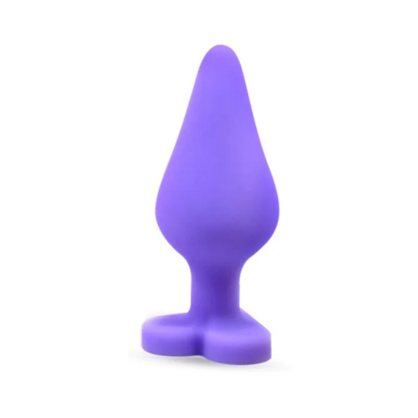 Naughtier Candy Heart Purple Butt Plug — image 4 of 6
