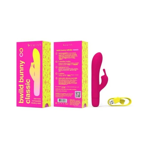 Rabbit Vibrators: B Swish Bwild Bunny Infinite Classic Vibrator Sunset Pink
