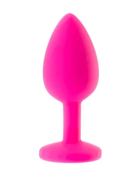 Kink Range Silicone Gemmed Butt Plug - 2.8 Inch - Small