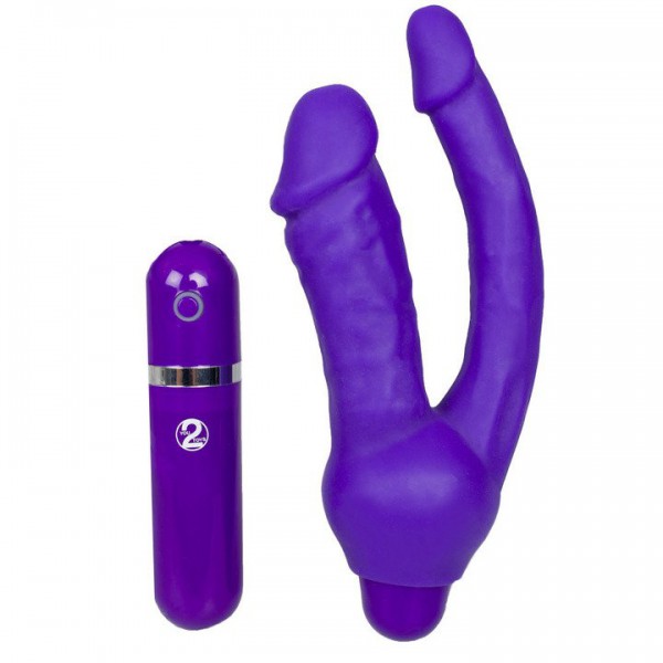Double Penetration 10 Function Remote Control Vibrating Dildo — image 4 of 6