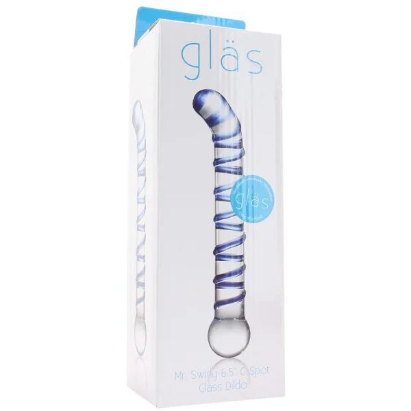 Mr. Swirly 6.5 Inch G-Spot Glass Dildo — image 7 of 8