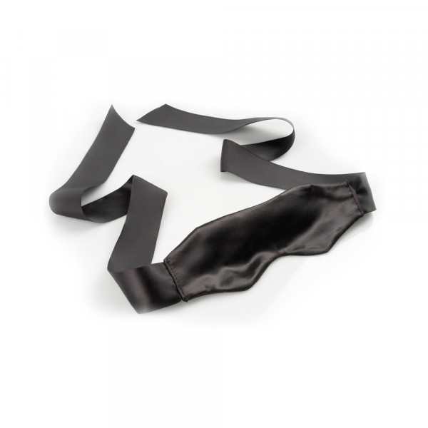 Fetish Fantasy Black Satin Blindfold OS — image 4 of 12