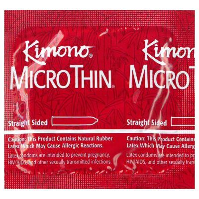 Kimono MicroThin Vegan Friendly Condoms 100 Pack
