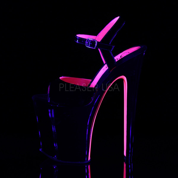 8 inches Heel, 4 inches PF Two Tone Ankle Strap Sandal — image 7 of 8