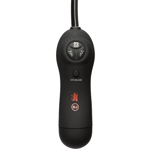 Kink Swell  Auto Vibrating Nipple Sucker Cups Black