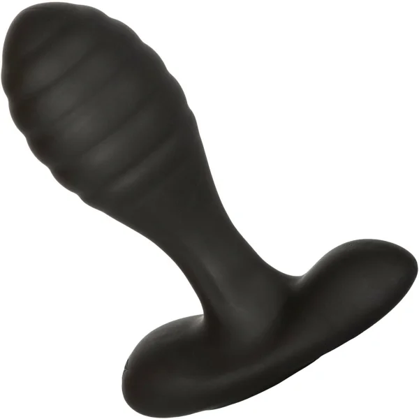 Eclipse Ultra-Soft Silicone Vibrating Anal Probe by CalExotics - Black
