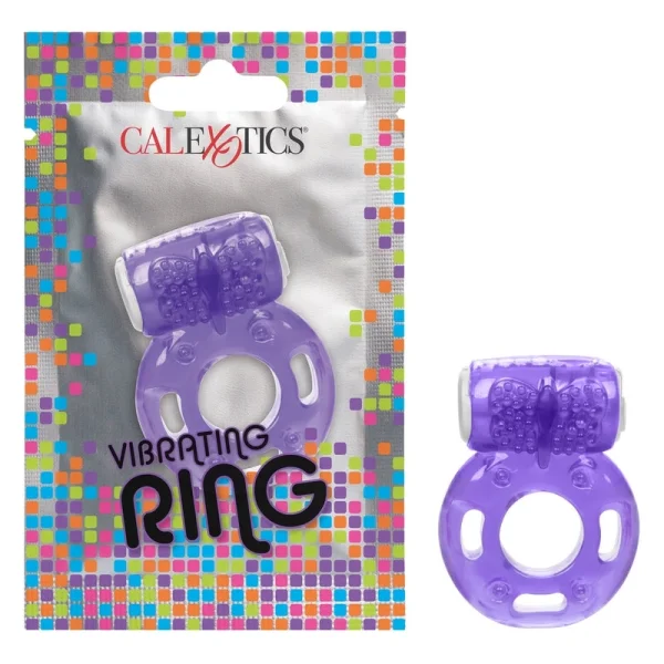 Calexotics Vibrating Ring Foil Pack Purple