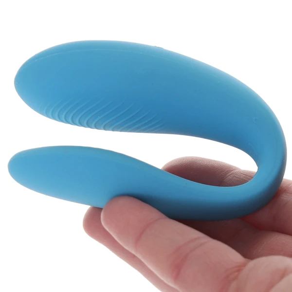We-Vibe Sync Go App Enabled Waterproof Rechargeable Couples Vibrator - Turquoise