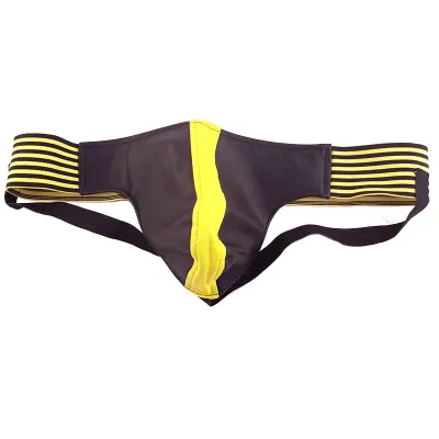 Rouge Garments Jock Black And Yellow Small