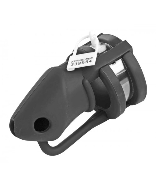 Sado Shadow Locking Silicone Male Chastity Device