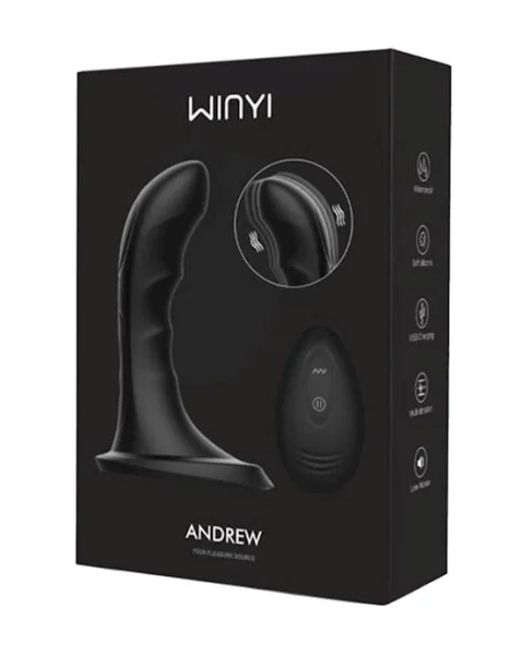 Andrew Anal Stimulating Vibrator - 5.1 Inch