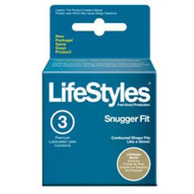 LifeStyles Snugger Fit 3pk