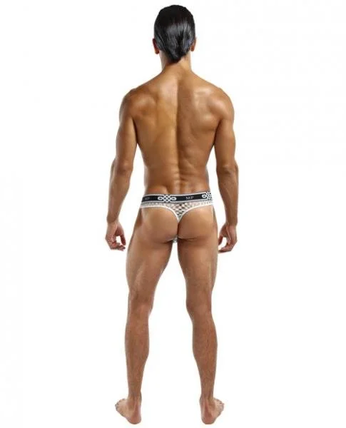 Peep Show Lo Rise Thong White Small/Medium