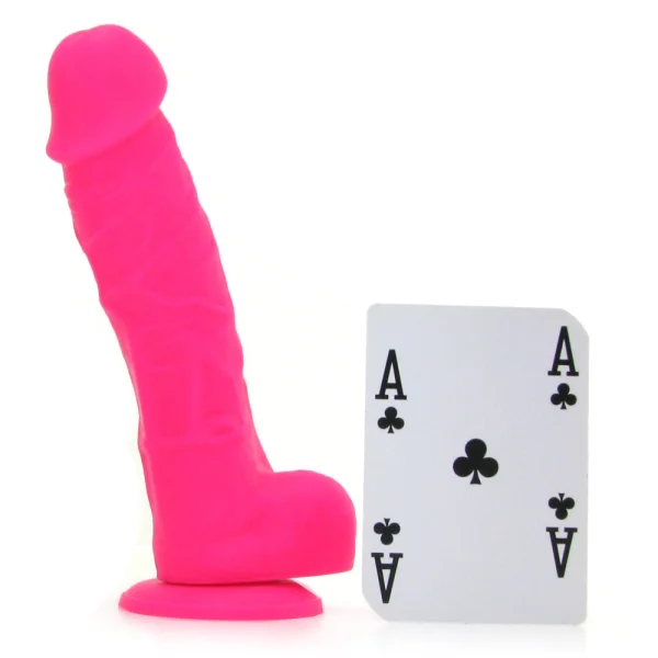 Colours Pleasures 5 Inch Pink Silicone Suction Cup Dildo