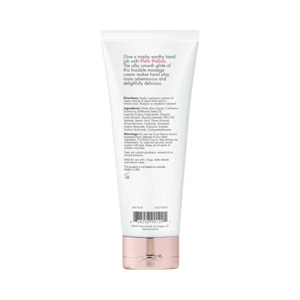 Cgc Pole Polish Kissable Massage Cream Not So Vanilla 4oz