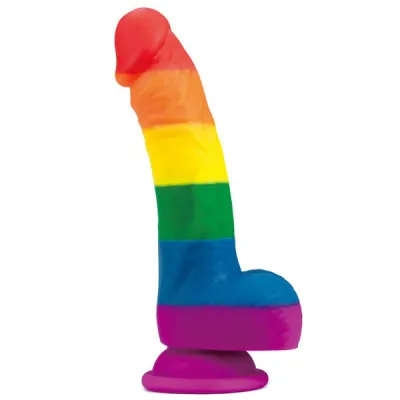Lovetoy 8 Inch Prider Rainbow Dildo