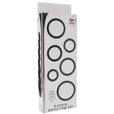 Adam Eve Six Piece Penis Ring Set