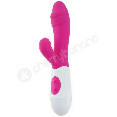 Cherry Banana Pink G Spot Lover Realistic Rabbit Vibrator