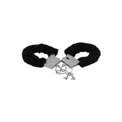 Doc Johnson Furry Handcuffs In A Bag