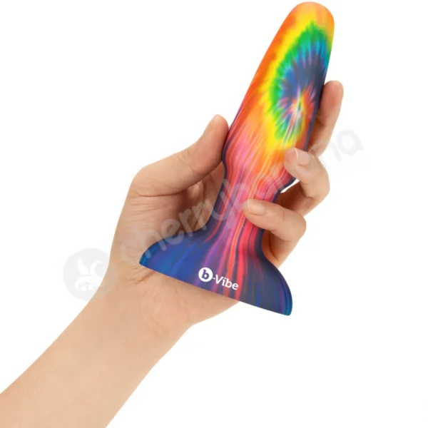 B-Vibe Peace & Love Tie-Dye Remote Rimming Plug
