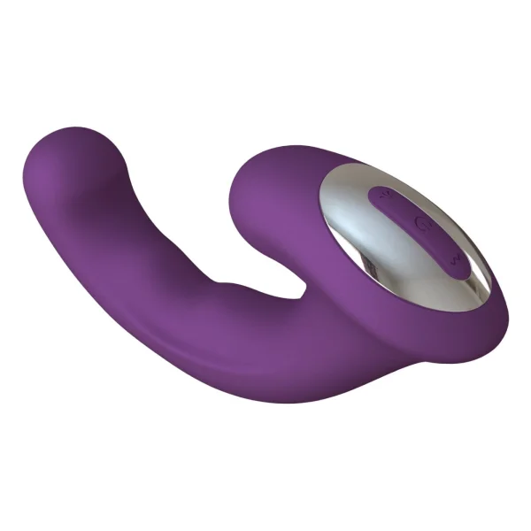 Double Love Climaxer G-Spot Vibe & Clit Sucker